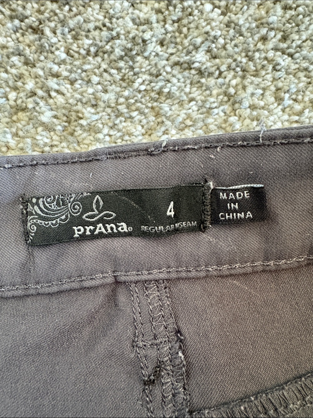Prana Women's Skinny Pants in Charcoal - Picture 2 of 6